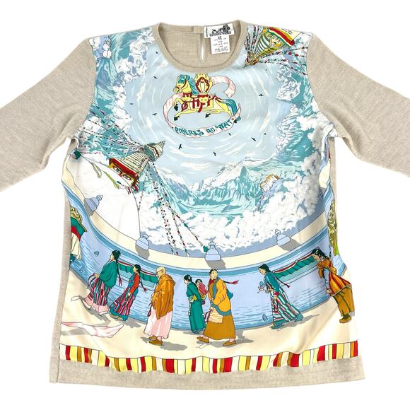 Hermès Prayers to the Wind Twillaine Sweater - Picture 5 of 8